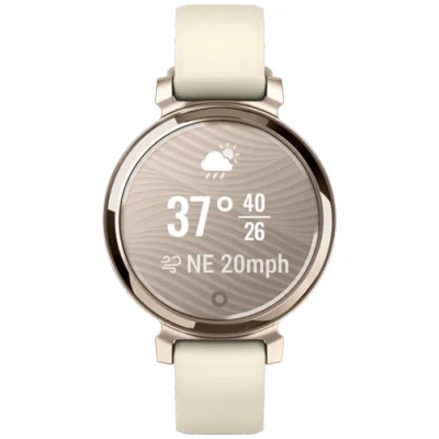 Afbeelding van Garmin Lily 2 Goud (Witte Siliconenband)