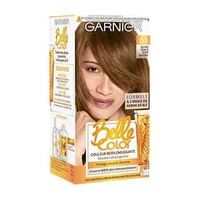 Image de Garnier Belle Color Coloration Crème Permanente 63 Blond Foncé Doré Naturel 100ml