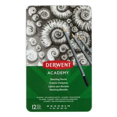 Image de Derwent Academy crayons à croquis (12 pièces)