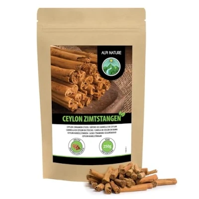 Image de Alpi Nature Cannelle de Ceylan Bâtons 250g, 80 mm, Environ 30 par Sachet