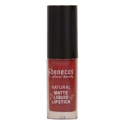 Afbeelding van Benecos Natural Matte Liquid Lipstick Bloody Berry 5ML