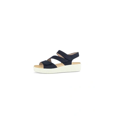Afbeelding van Gabor Sandalen met riempjes voor dames, Nachtblauw 16, 43 EU