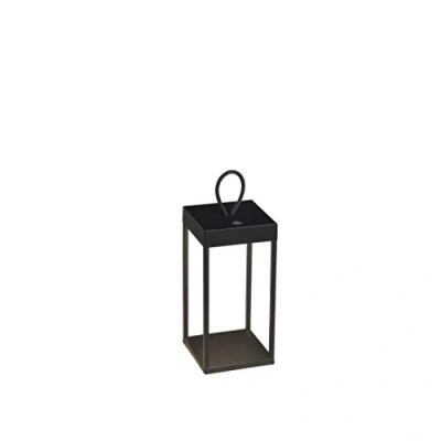 Afbeelding van Konstsmide 7811 750 Ravello Buiten decoverlichting, LED decolamp, lantaarn, USB lamp vast ingebouwd 2.2 W Zwart (mat)