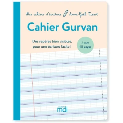 Image de MDI Mes cahiers d&#039;écriture Cahier Gurvan 3mm à la Française