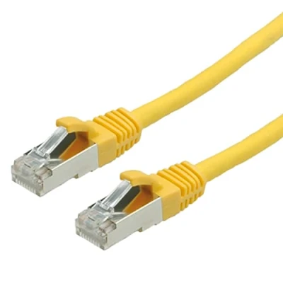 Afbeelding van VALUE Patchkabel Cat.6 (Class E) S/FTP (PiMF), LS0H, geel, 2 m