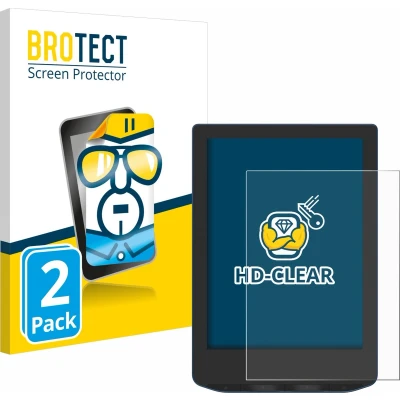 Afbeelding van BROTECT Screenprotector voor PocketBook Verse Pro Color Folie Beschermfolie transparant (2 Stuks)