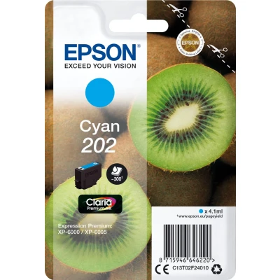 Afbeelding van Epson 202 (C13T02F24010) Inktcartridge Cyaan