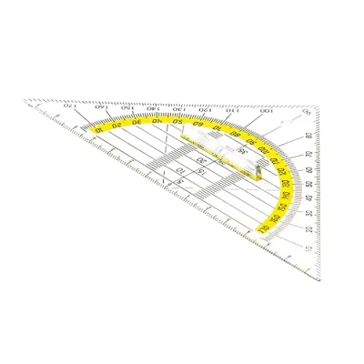 Image de TSI 46318 Équerre avec poignée Transparent 16 cm