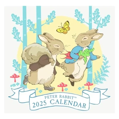 Afbeelding van Peter Rabbit vierkante wandkalender 2025