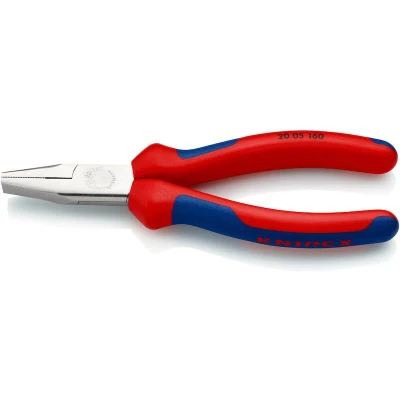 Image de KNIPEX 20 05 160 pince plate à courber avec poignées multi composants chromées mm