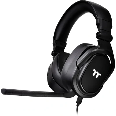 Afbeelding van Thermaltake Argent H5 Stereo Gaming headset Over Ear Gamen Kabel Zwart Volumeregeling, Microfoon uitschakelbaar (mute)