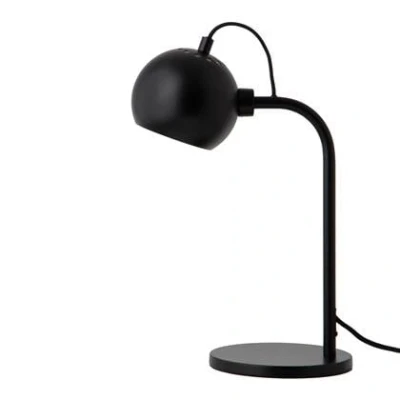 Afbeelding van Frandsen Ball Single Metal Tafellamp Ø 12 cm Black Matt