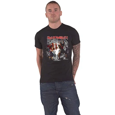 Afbeelding van Iron Maiden Trooper 2022 Heren T shirt M Zwart