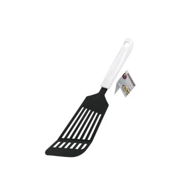 Image de Fackelmann 49235 arcadalina spatule ajourée nylon pp blanc noir 32 cm
