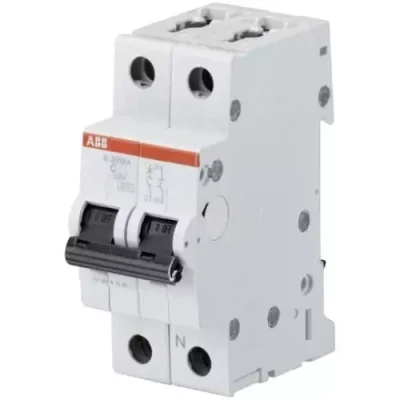 Afbeelding van ABB installatieautomaat 1P+N 32A C karakteristiek 2 modules