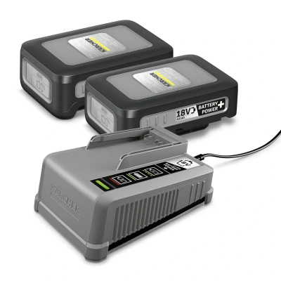 Afbeelding van Kärcher Professional Starter Kit Battery Power+ 18/30 2.445 072.0 Accu en acculader voor gereedschap 18 V 3 Ah Li ion