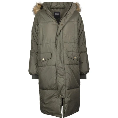 Afbeelding van Urban Classics Winterjas, Dames, Maat: XL, Darkolive