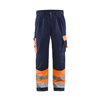 Afbeelding van Blaklader Werkbroek High Vis 1584 1860 Oranje/Marineblauw D124
