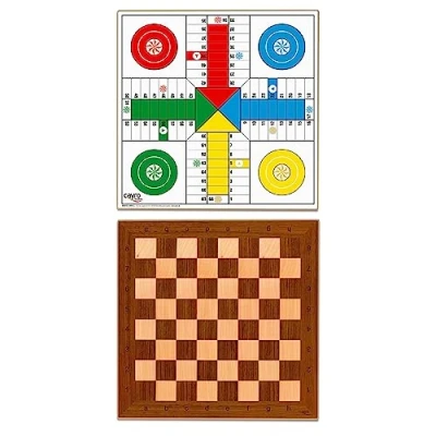 Afbeelding van Parchis, schaken en dammen Spelbord Cayro T 139 (40 x 40 cm) cm