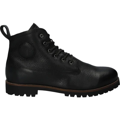 Afbeelding van Blackstone Veterboots, Heren, Maat: 42, Black Leer