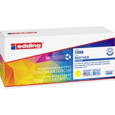 Afbeelding van Edding Toner vervangt Brother TN 243 Compatibel Geel 1000 bladzijden EDD 1088 18
