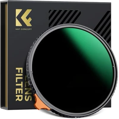 Afbeelding van K&amp;F Concept Variabel ND filter 67 mm ND3 ND1000 (1,5 10 stops), 28 lagen HD coatings van optisch glas, instelbaar met neutrale dichtheid voor cameralens (Nano X serie)