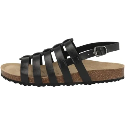 Afbeelding van Geox Sandalen black, Dames, Maat: 36, Black Hoogwaardig imitatieleer