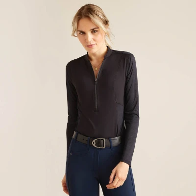 Afbeelding van Ariat Base Layer Breathe 1/4 Rits Zwart