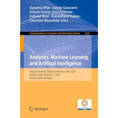 Afbeelding van Communications in Computer and Information Science Analytics, Machine Learning, Artificial Intelligence