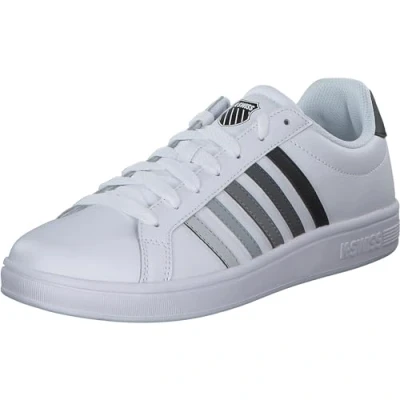 Afbeelding van K SWISS Court Tiebreak Sneakers laag, Heren, Maat: 41, White black gradient Leer en textiel