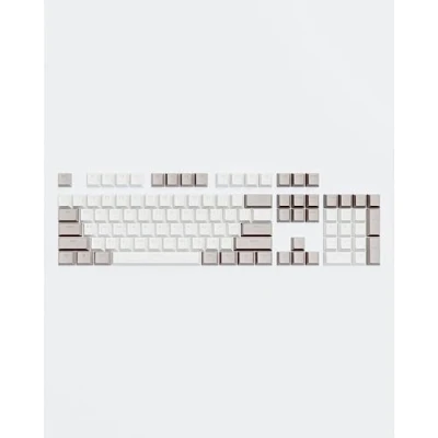 Afbeelding van Dark Project KS 48 PBT Keycaps Grijs/Wit ENG/RU/UA