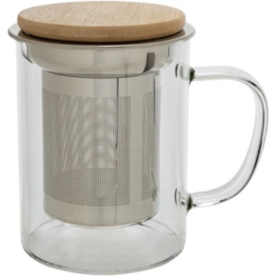 Afbeelding van Cosy&amp;Trendy Borosilicate theeglas + filter 40 cl