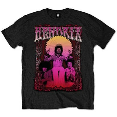Afbeelding van Jimi Hendrix Ferris Wheel Heren T shirt XXL Zwart