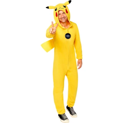 Afbeelding van Amscan Verkleedpak Pokémon Pikachu Polyester Geel Maat Xxl
