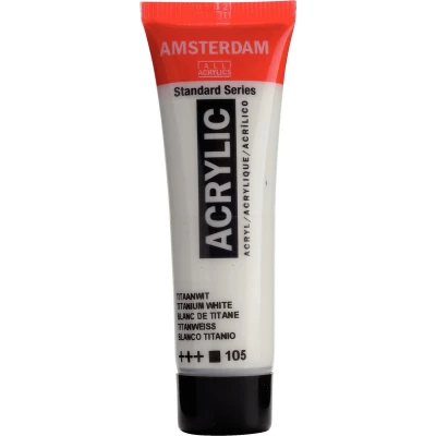 Afbeelding van Amsterdam acryl 105 titaanwit 20 ml