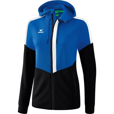 Afbeelding van Erima Squad trainingsjack met capuchon dames new royal/zwart/wit