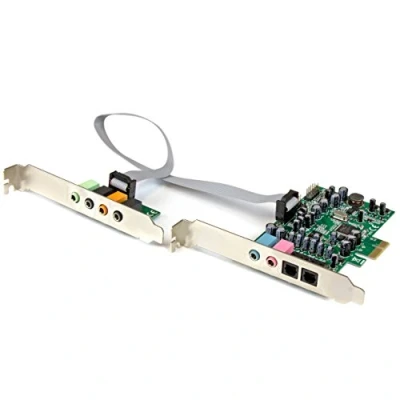 Image de StarTech.com carte son PCI Express 7.1 canaux pour surround 24 bit 192 KHz