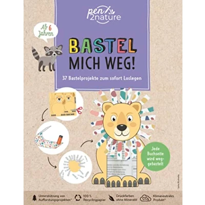 Afbeelding van Bastel mich weg! Nachhaltiges Bastelbuch für Kinder ab 6 Jahren