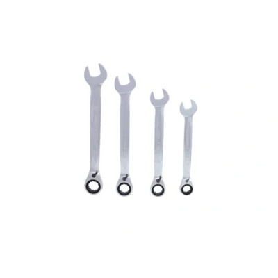 Afbeelding van KS Tools, Spanner, GEARplus ratelringsleutelset, omkeerbaar, 4 stuks. (32 mm, 30 24 31 29 27 28 25 26 mm)