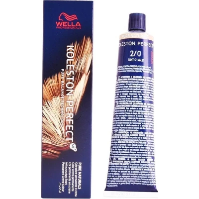 Afbeelding van Wella Professionals Koleston Perfect Me+ Pure Naturals 60 ml 2/0 Black