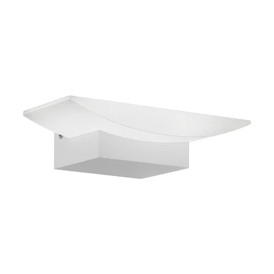 Afbeelding van EGLO Metrass Wandlamp 1 Lichts Wit Gesatineerd
