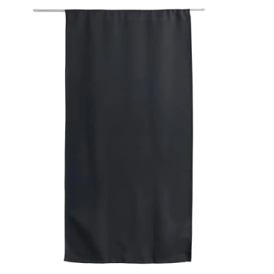 Afbeelding van ED ENJOY HOME Verduisteringsgordijn, stangdoorvoer, donkergrijs, 90 x 210 cm, 100% polyester, Oeko Tex gecertificeerde stof, Réglisse collectie