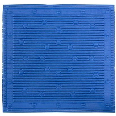 Afbeelding van Antislipmat douche Blauw StayPut