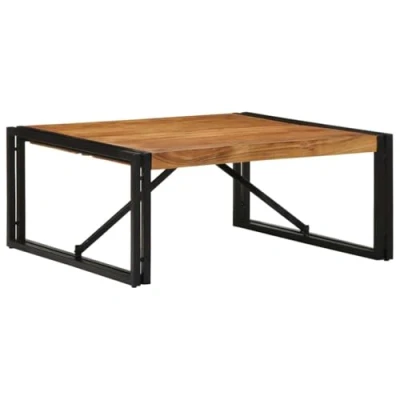 Afbeelding van vidaXL Salontafel 80x80x35 cm massief acaciahout