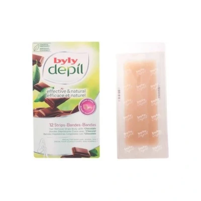 Image de Bandes Épilatoire Corporelles Depil Chocolate Byly (12 uds)