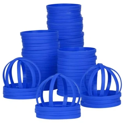 Afbeelding van LVNRIDS 50 stuks siliconen armbanden voor kinderen, vriendschapsarmband, lengte 17,8 cm, rubber, ideaal cadeau leraren, feestdecoratie, blauw