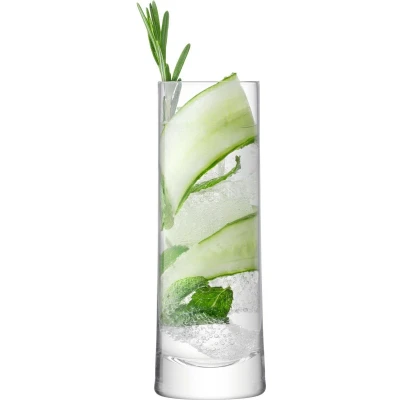 Afbeelding van L.S.A. Gin Longdrinkglas 380 ml Set van 2 Stuks Transparent / Glass