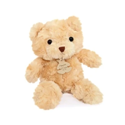 Image de Peluche Doudou et Compagnie Ours câlin 21 cm Miel