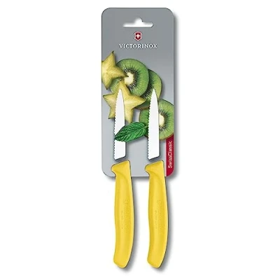 Afbeelding van Victorinox Kartel Groenteschilmes Geel 2 Stuks Keukengerei
