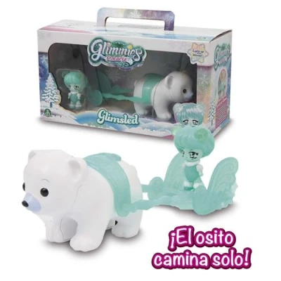 Image de Coffret Traineau Glimsled Glimmies avec Polaris Exclusive